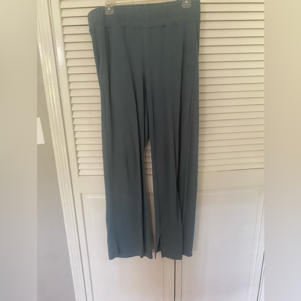 Pact Gray Wide Leg Pants